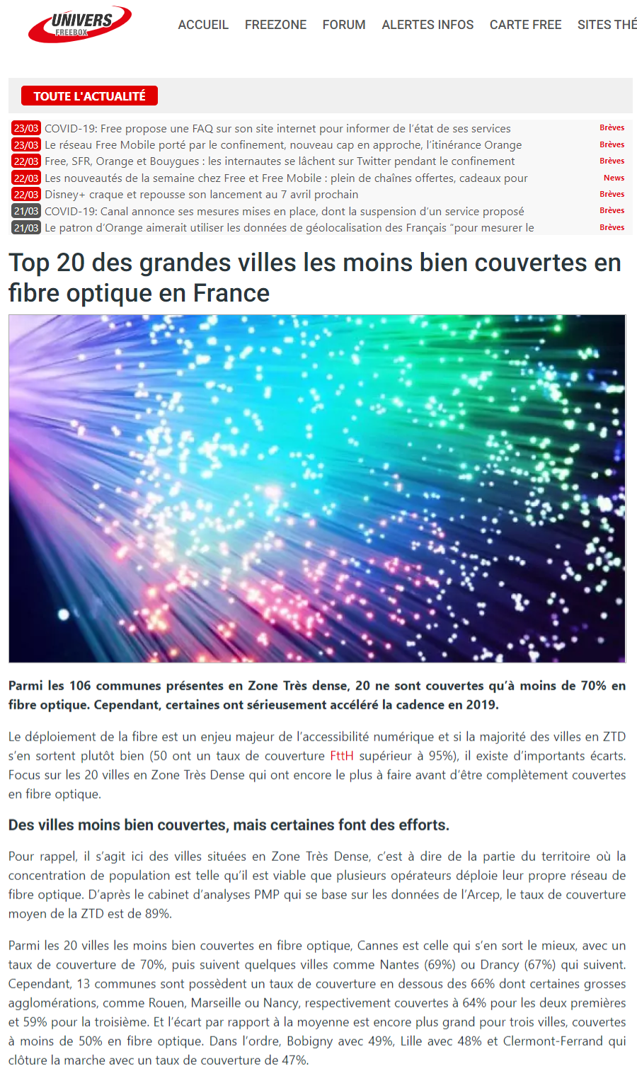 article 2 univers freebox