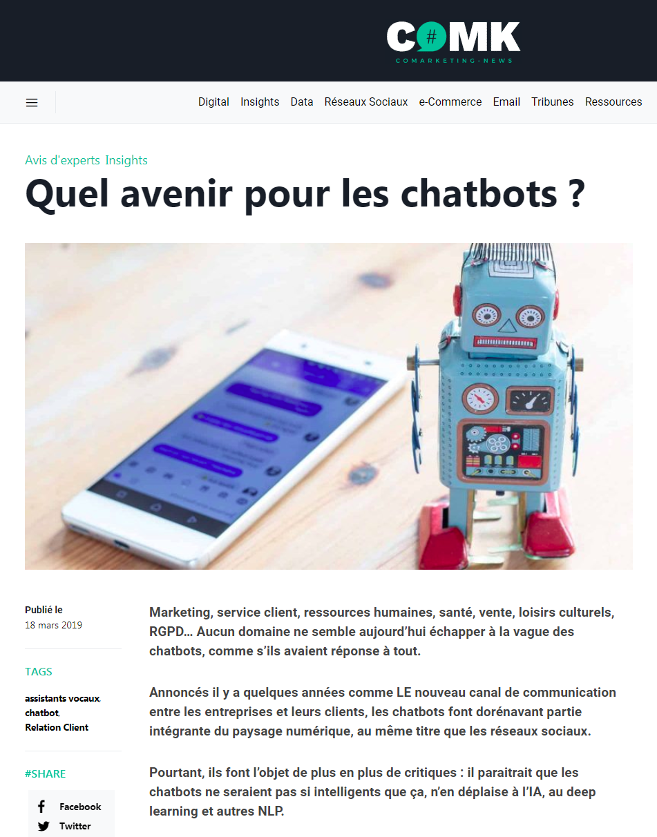 comarketing news article chatbots
